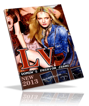 LV womans fashion jeans 2013