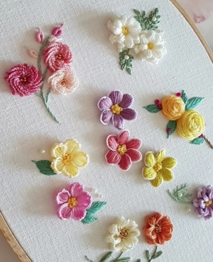   7 Flower Embroidery