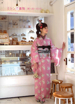 Yukata kimono sewing cotton, linen