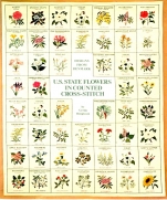 U.S.State Flowers in Cross Stitch