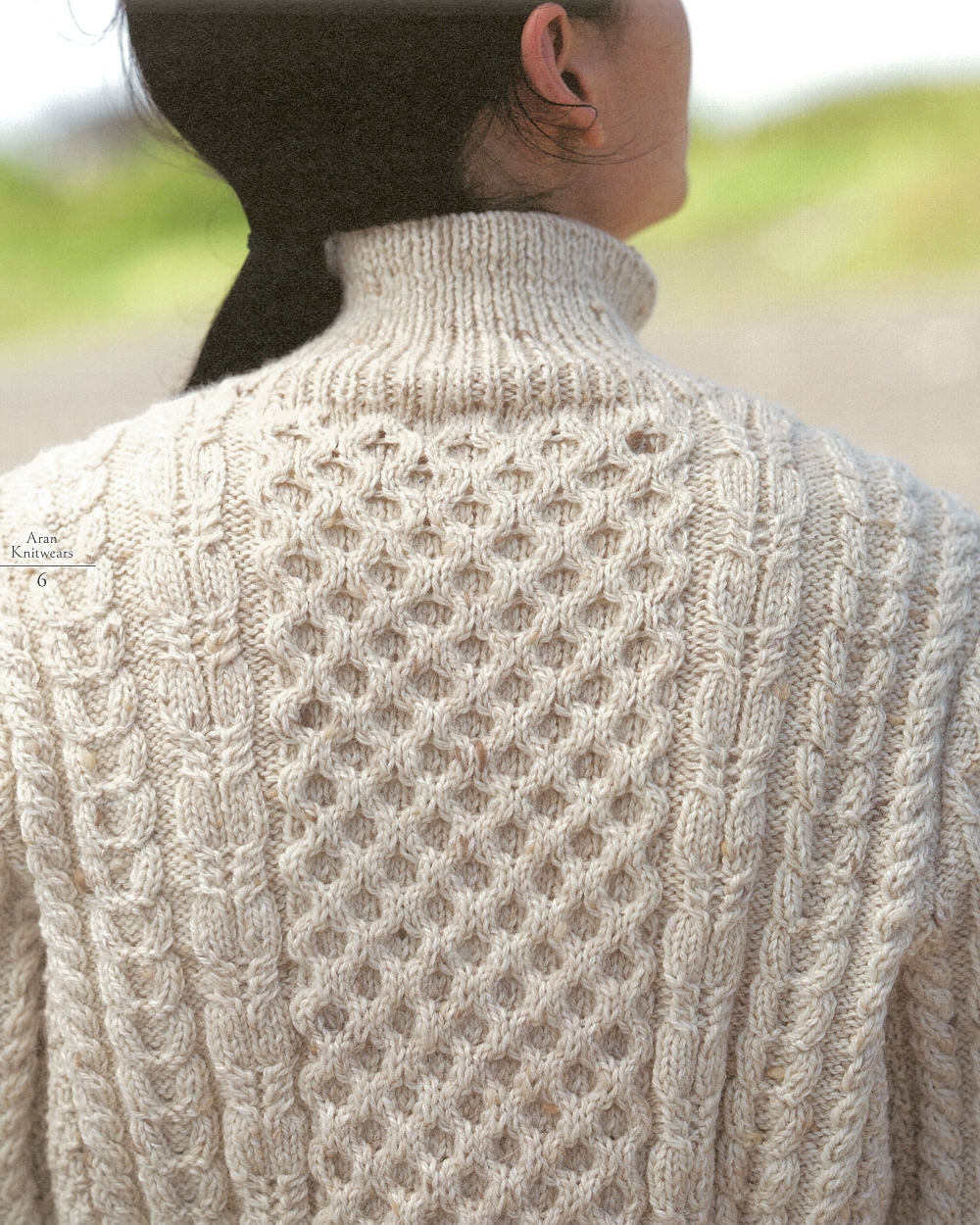 Chie Cose aran pattern sweater
