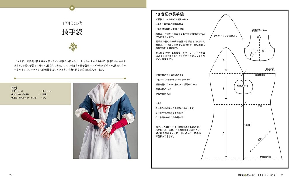 18th Century Dressmaking Hand-sewn Lady Costume