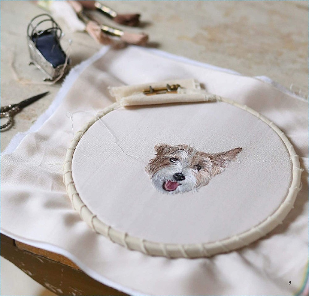 Special dog embroidery